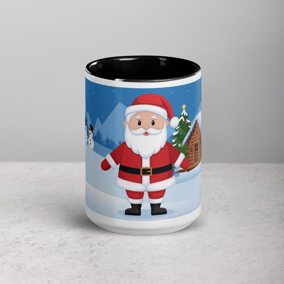 Santa Claus Winter Christmas Coffee Mug - Image 4