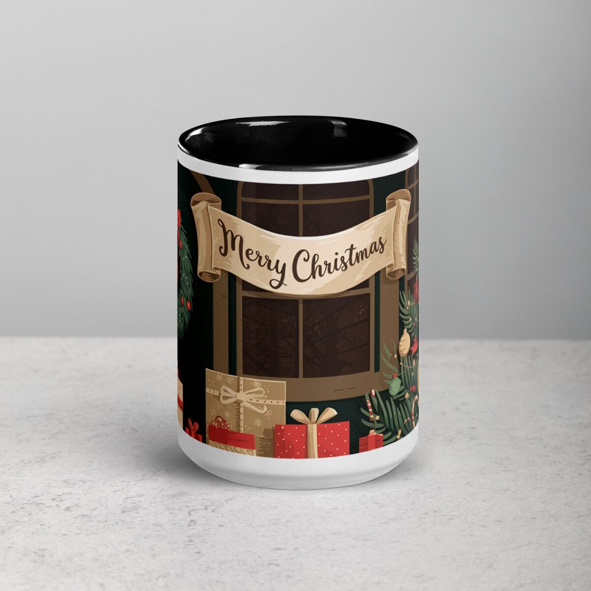 Merry Christmas Elegant Coffee Mug & Tea Cup - Image 4