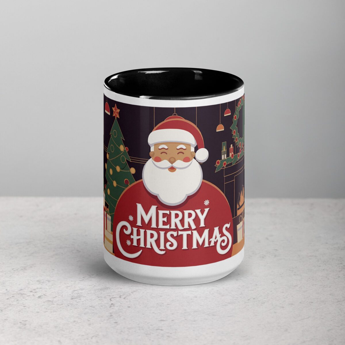 Merry Christmas Retro Coffee Mug & Tea Cup - Image 4