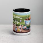 Caffeine, Carrots, and Easter Joy Coffee Mug - Image 4
