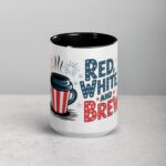 Red, White, and Brew July 4th Coffee Mug - Image 4