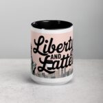 Liberty and Lattes 4th of July Coffee Mug - Image 4
