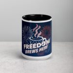 Freedom Brews Here Independence Day Mug - Image 4