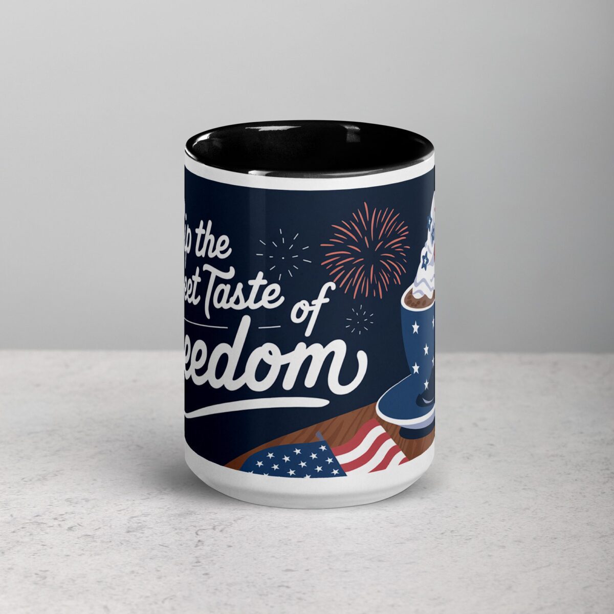 Sip the Sweet Taste of Freedom Coffee Mug - Image 4