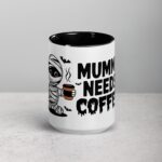 Mummy Needs Coffee Halloween Mug - Image 4