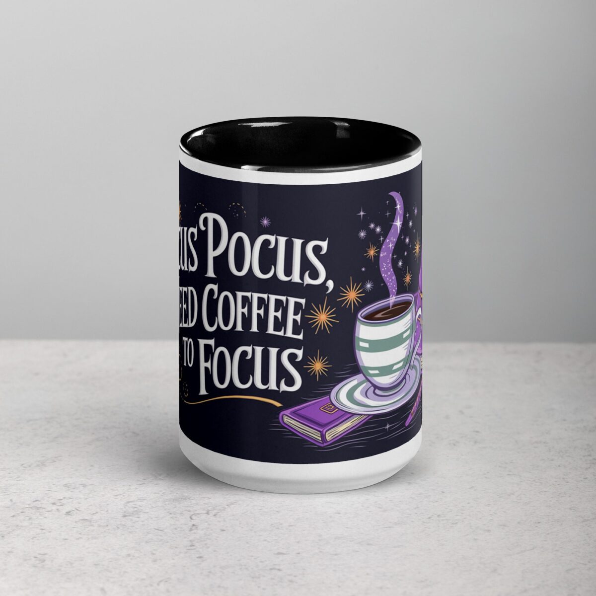 Hocus Pocus, I Need Coffee to Focus Mug - Image 4