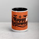 Happy Halloween Retro Coffee Mug & Tea Cup - Image 4