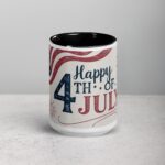 Happy 4th of July Elegant Coffee Mug - Image 4