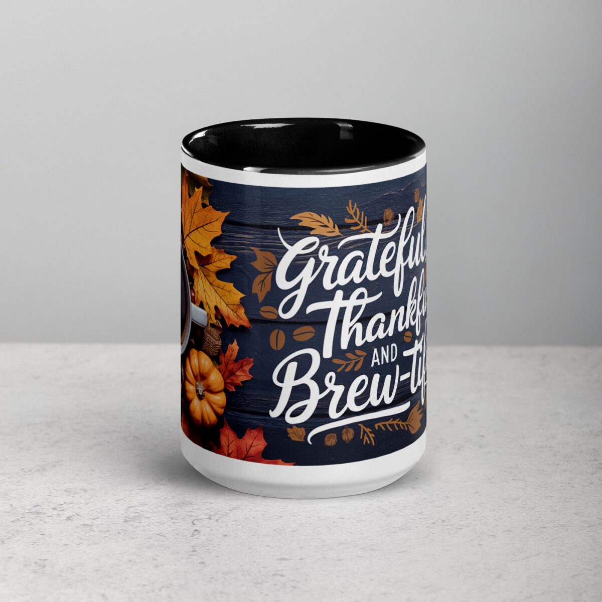 Grateful, Thankful, and Brew-tiful Coffee Mug - Image 4