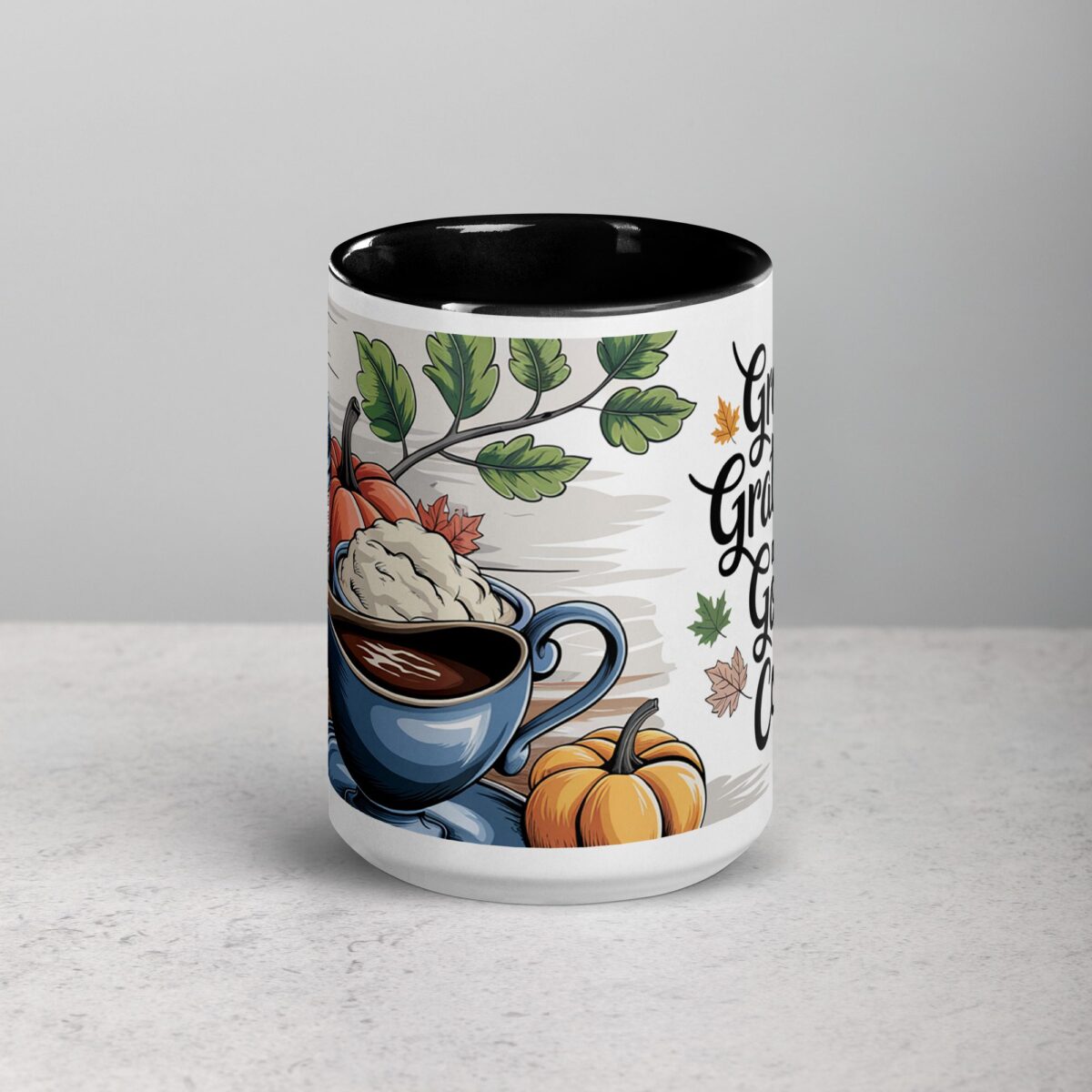 Gravy, Gratitude, and Good Coffee Thanksgiving Mug - Image 4