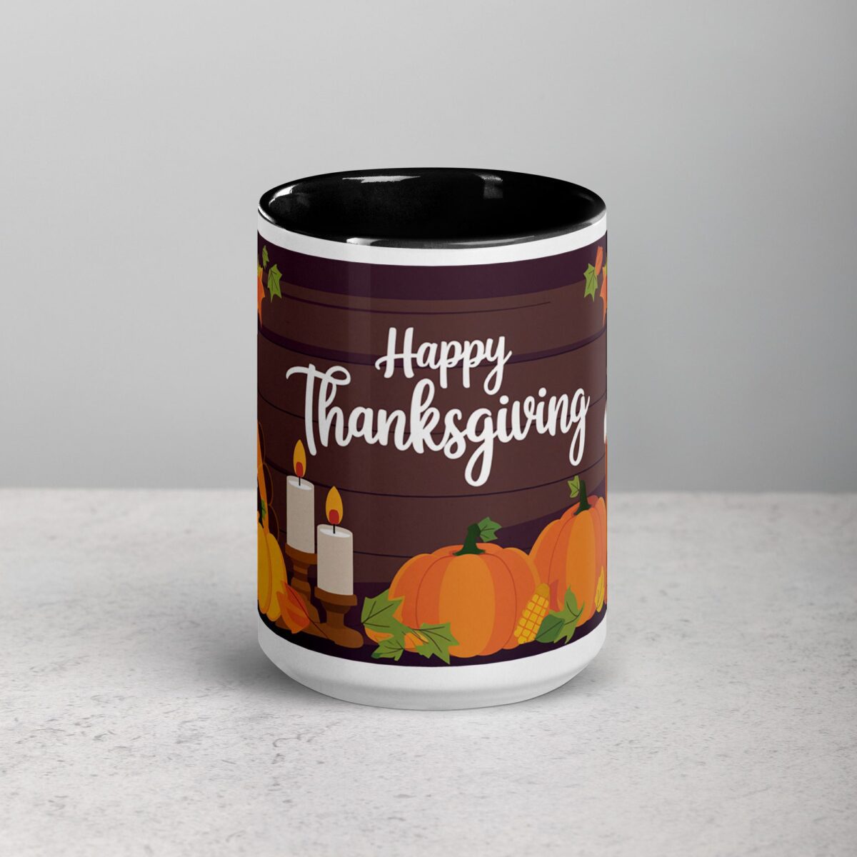 Happy Thanksgiving Elegant Coffee Mug & Tea Cup - Image 4