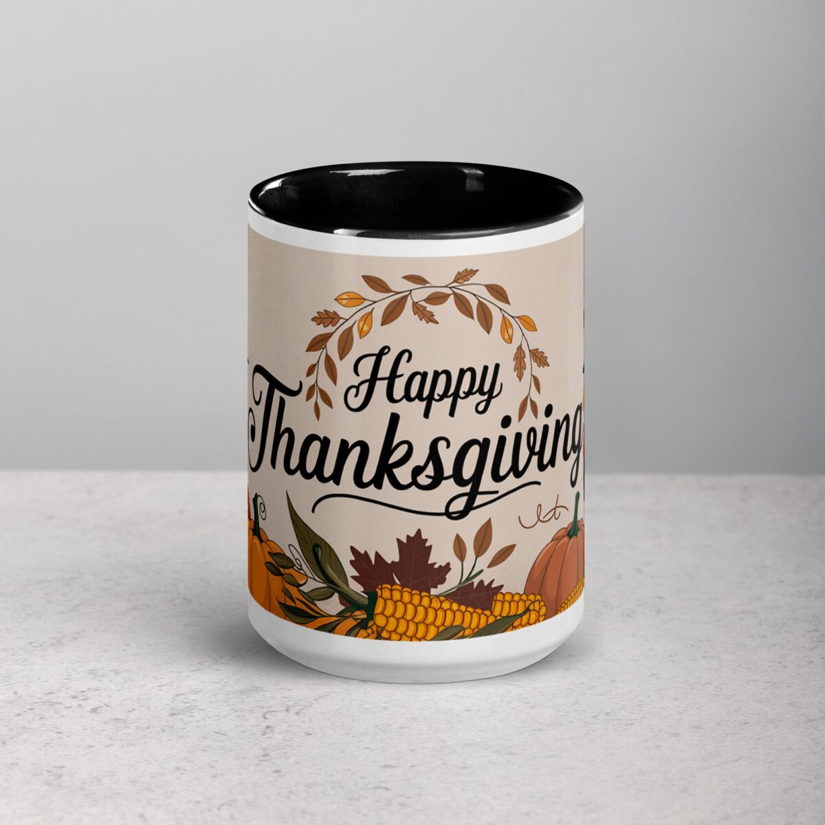 Happy Thanksgiving Sophisticated Coffee Mug & Tea Cup - Image 4