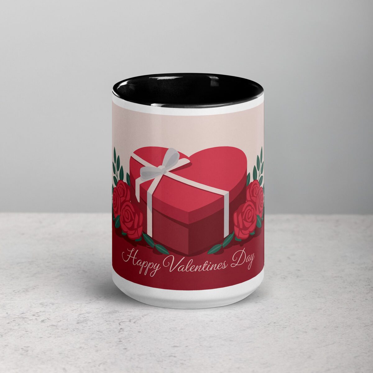 Happy Valentine's Day Elegant Coffee Mug - Image 4