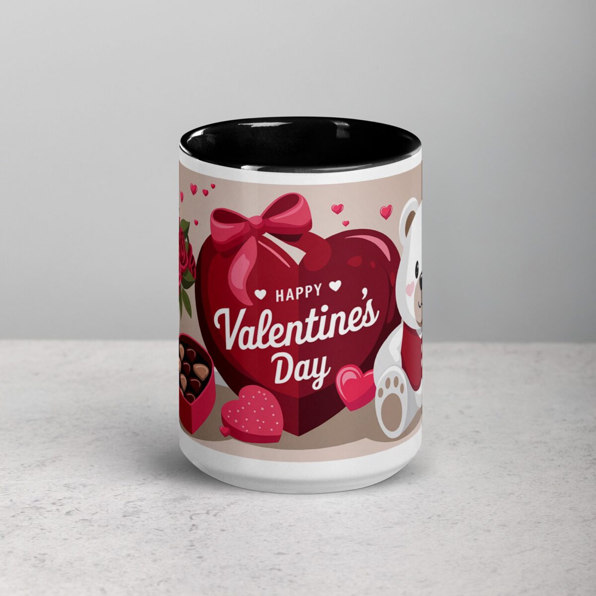 Happy Valentine's Day Sophisticated Coffee Mug - Image 4