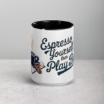 Espresso Yourself, Then Play Ball Coffee Mug & Tea Cup - Image 4