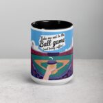Take Me Out to the Ball Game (and Bring Coffee) Mug - Image 4