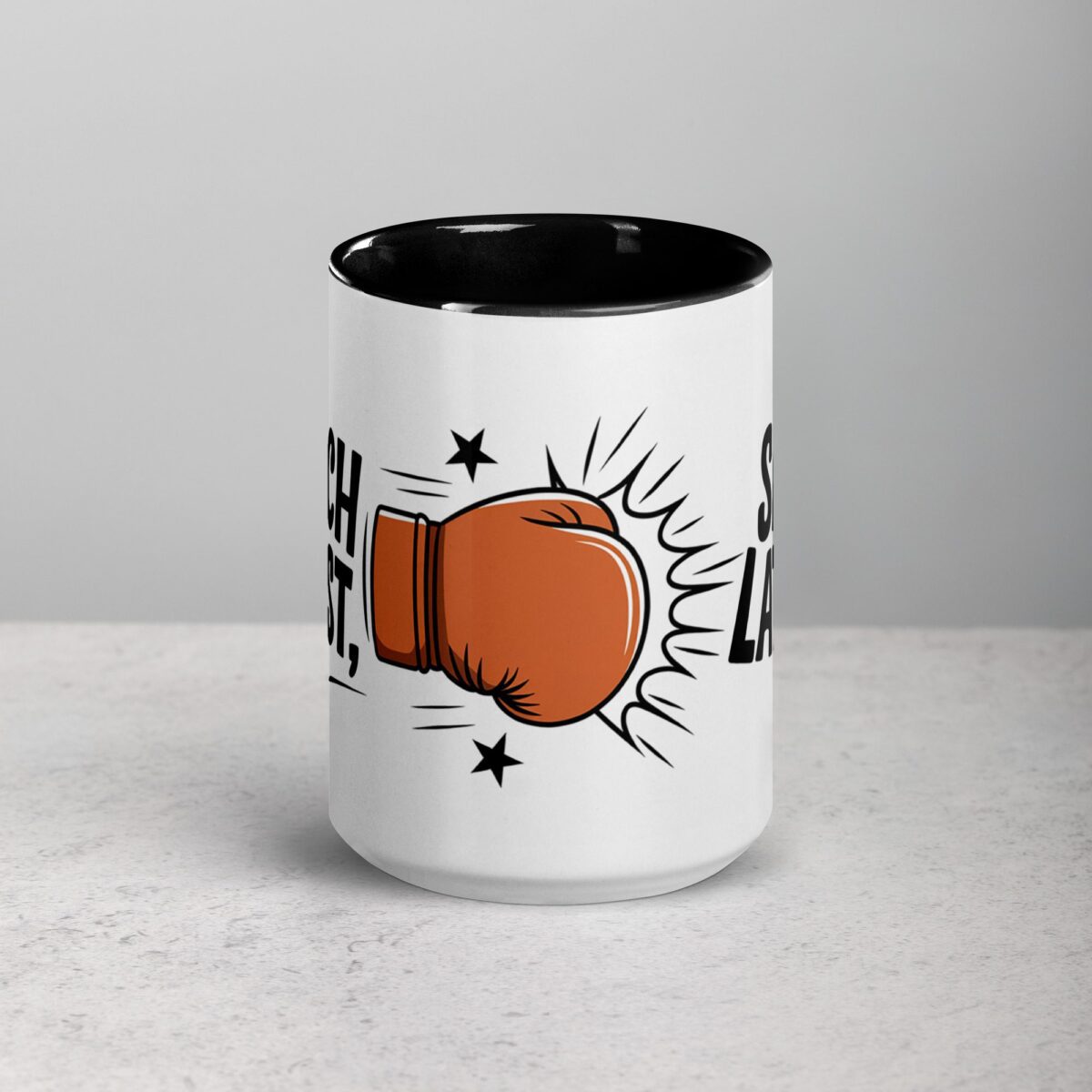 Punch First, Sip Later Boxing Coffee Mug & Tea Cup - Image 4