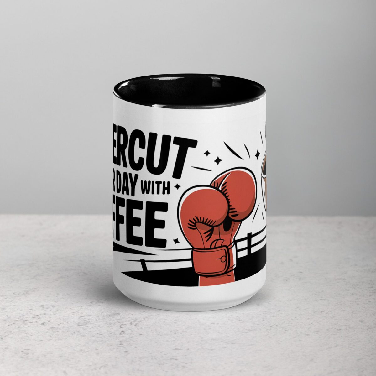 Uppercut Your Day with Coffee Boxing Mug - Image 4