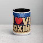 I Love Boxing Fun Coffee Mug & Tea Cup - Image 4