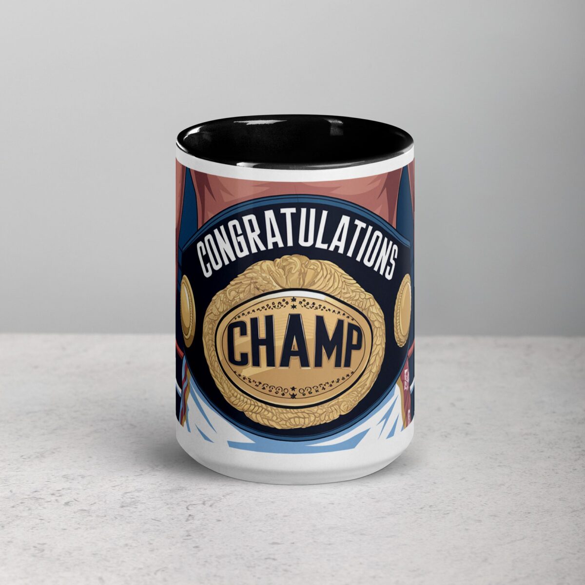 Congratulations Champ Boxing Coffee Mug & Tea Cup - Image 4