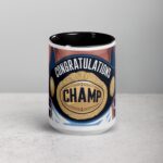 Congratulations Champ Boxing Coffee Mug & Tea Cup - Image 4