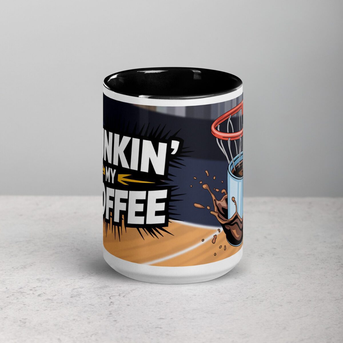 Dunkin' My Coffee Basketball Mug - Image 4