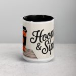 Hoops & Sips Basketball Coffee Mug & Tea Cup - Image 4