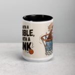 Start with a Dribble, End with a Dunk Basketball Mug - Image 4