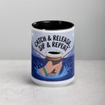 Catch & Release, Sip & Repeat Fishing Mug - Image 4