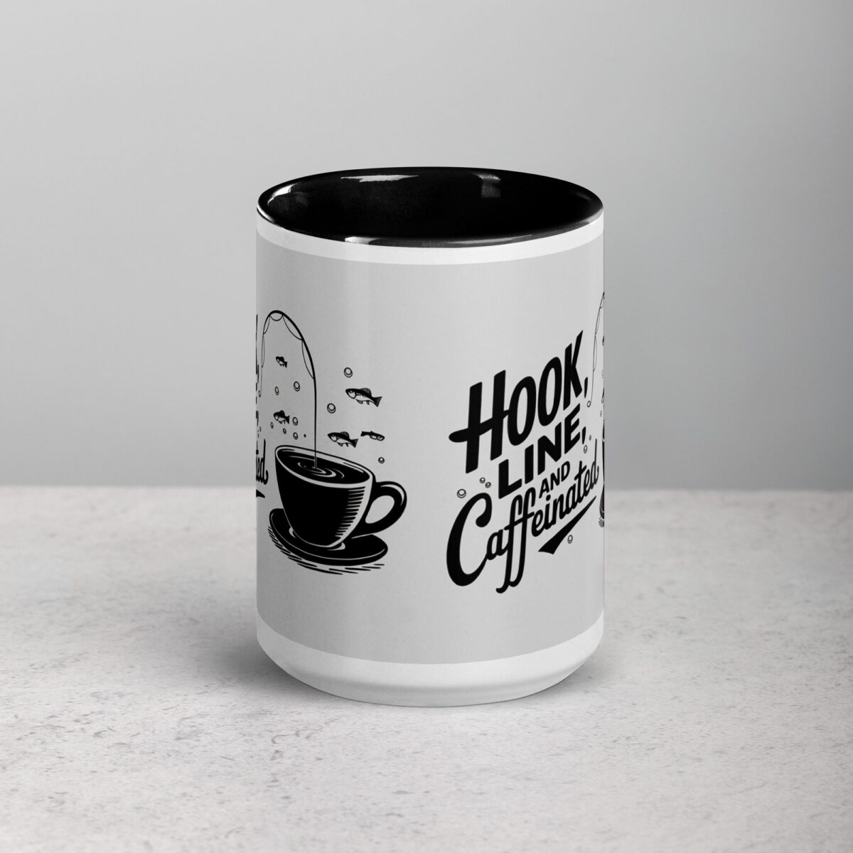 Hook, Line, and Caffeinated Fishing Mug - Image 4