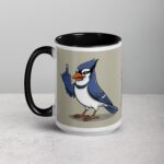 Middle Finger Blue Jay Coffee Mug & Tea Cup - Image 5