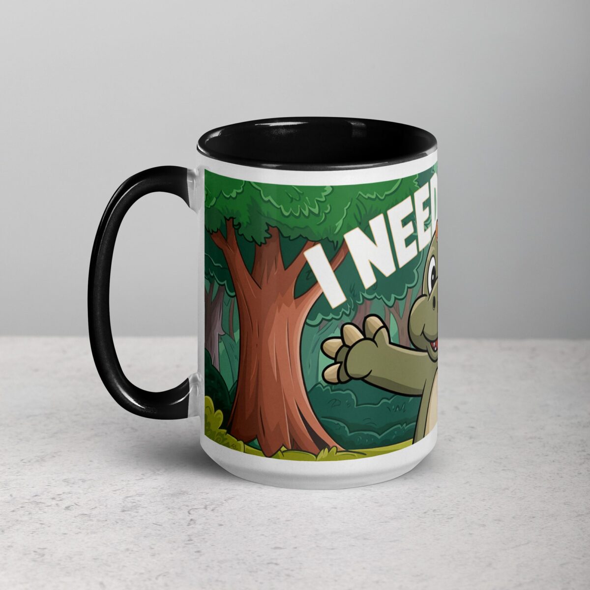 I Need a Hug Dinosaur Coffee Mug & Tea Cup - Image 5