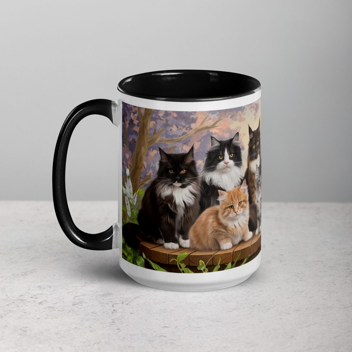 Pretty Cats Coffee Mug & Tea Cup - Image 5