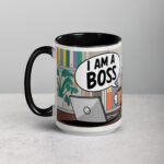 Cat I am a Boss Coffee Mug & Tea Cup - Image 5
