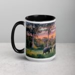 Elephant Jungle Sunset Coffee Mug & Tea Cup - Image 5