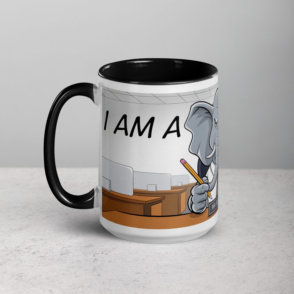 Elephant I am a Boss Coffee Mug & Tea Cup - Image 5
