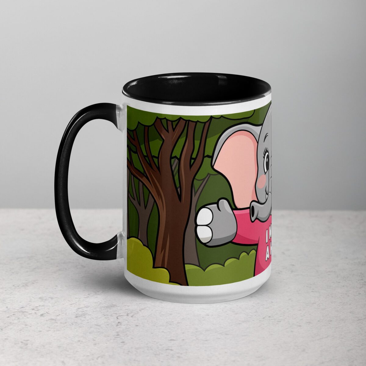 Elephant I Need a Hug Coffee Mug & Tea Cup - Image 5