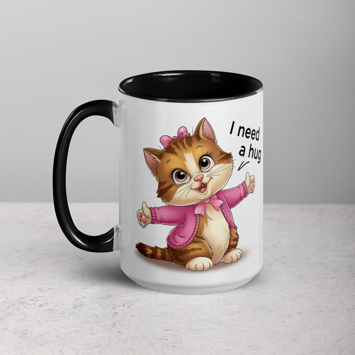 I Need a Hug Cat Coffee Mug & Tea Cup - Image 5