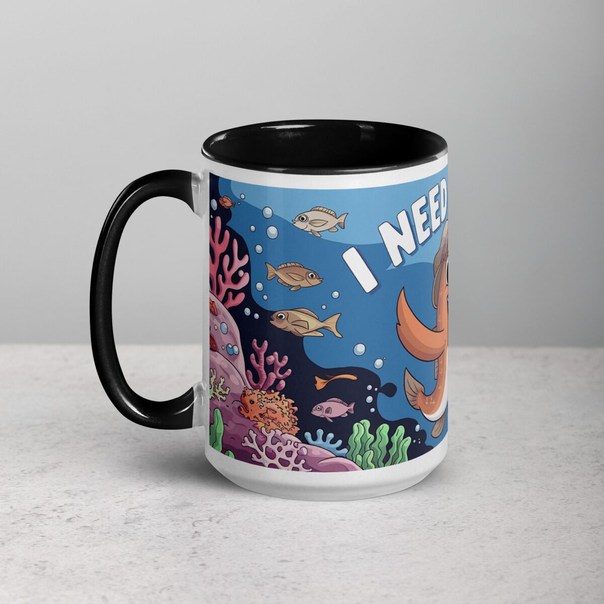 I Need a Hug Fish Coffee Mug & Tea Cup - Image 5
