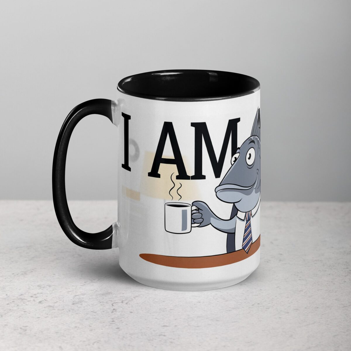 Fish I am a Boss Coffee Mug & Tea Cup - Image 5