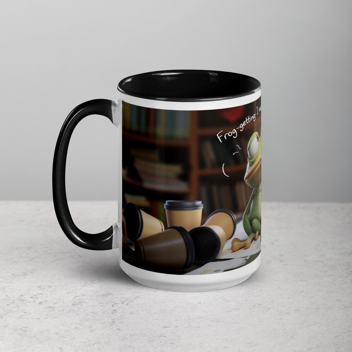 Frog-Getting I Need More Coffee Mug - Image 5