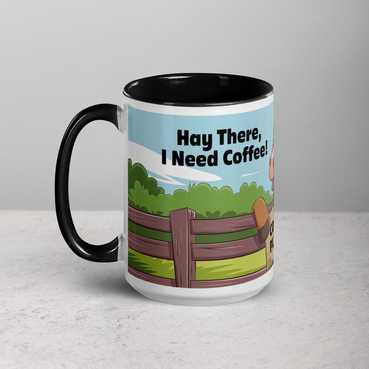 Hay There I Need a Coffee Horse Mug - Image 5