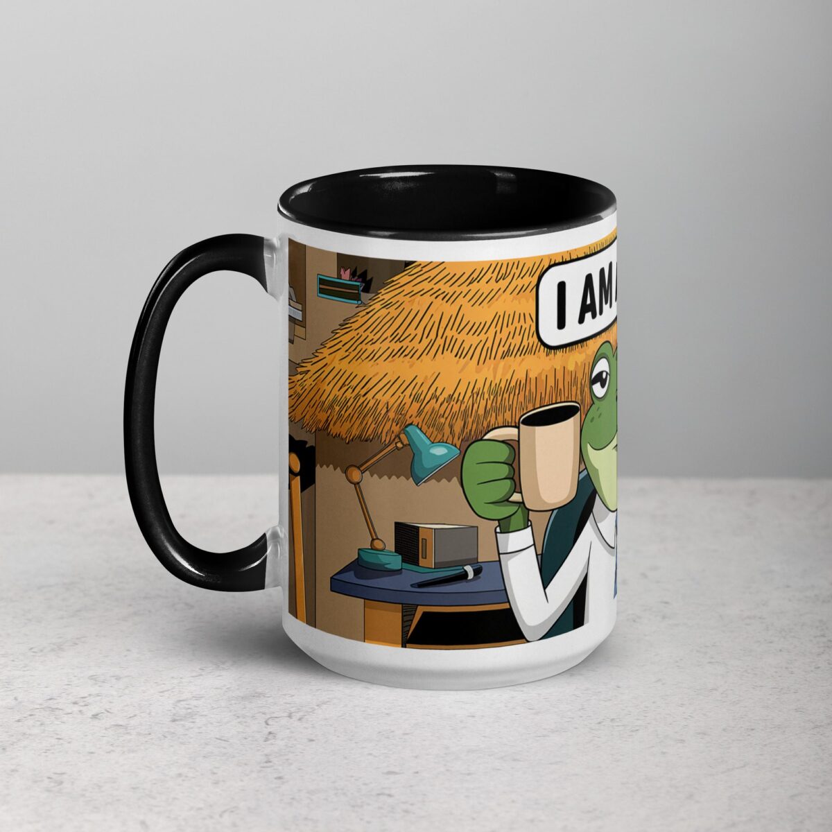 I am a Boss Frog Coffee Mug & Tea Cup - Image 5