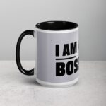 I am a Boss Goat Coffee Mug & Tea Cup - Image 5
