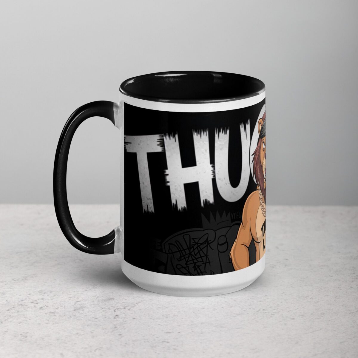 Thug Life Lion Coffee Mug & Tea Cup - Image 5