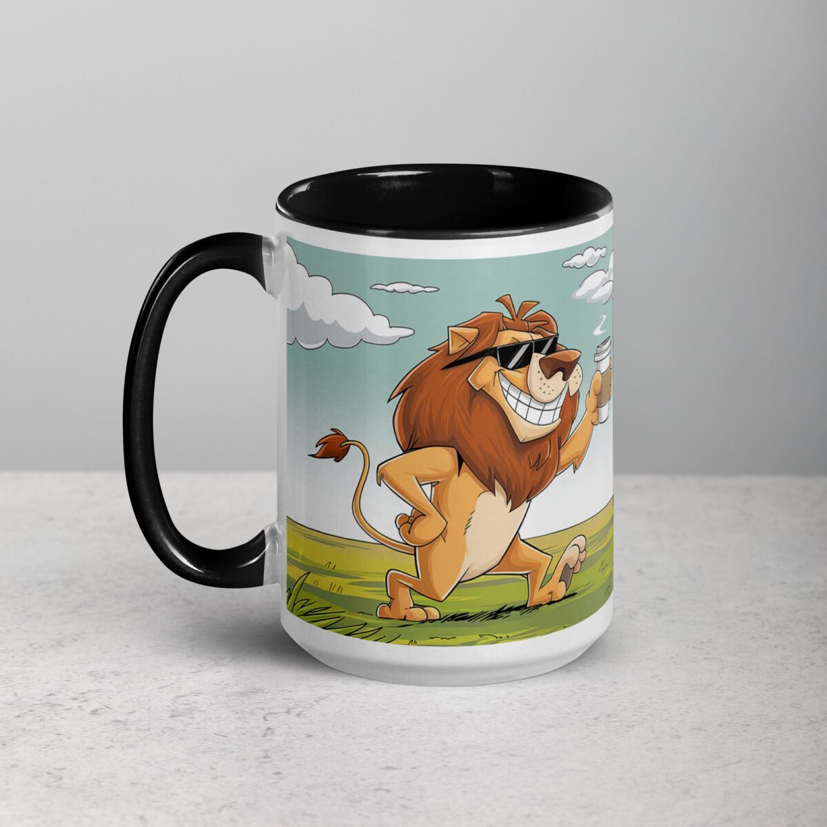 Feline Roarsome Lion Coffee Mug - Image 6