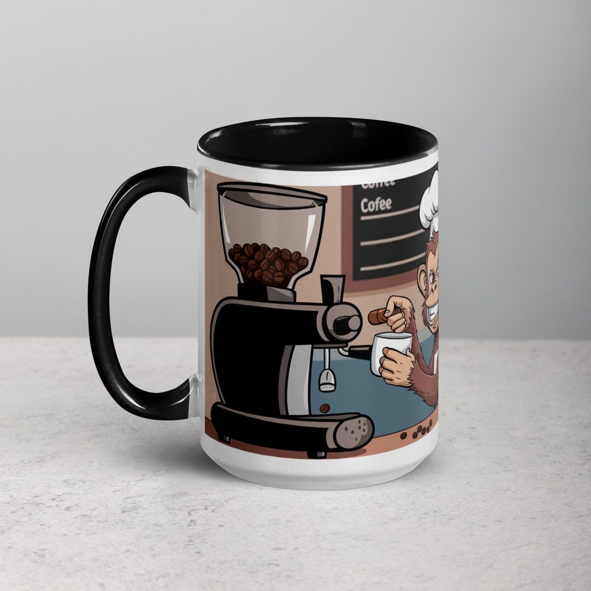 Monkey See Monkey Brew Coffee Mug - Image 5