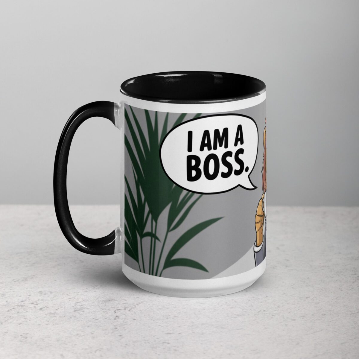 I am a Boss Lion Coffee Mug & Tea Cup - Image 5