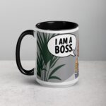 I am a Boss Lion Coffee Mug & Tea Cup - Image 5