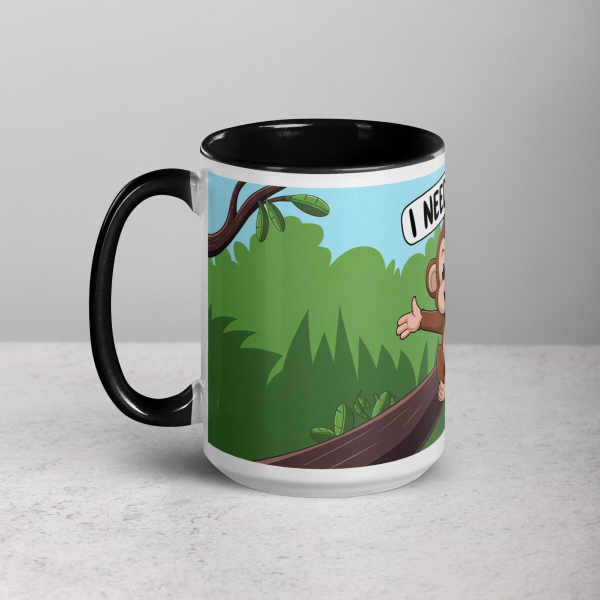 I Need a Hug Monkey Coffee Mug & Tea Cup - Image 5